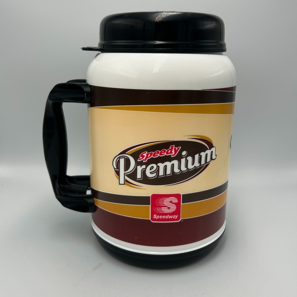 Coffee Mug Jumbo 64oz Travel Tumbler Jug Insulated Whirley Thermo Mega Speedway - Picture 3 of 13